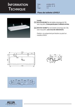 Plan de toilette | Lovely