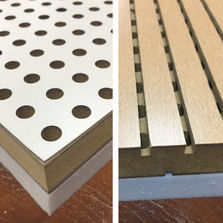 Dalles perforées acoustiques de faux-plafond | ArtPhony Dalle perforée + feutre