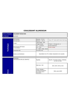 Baie vitrée coulissante aluminium | NOVALTUCE