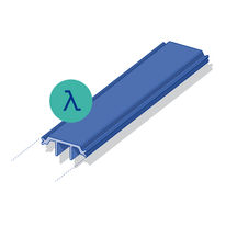 Barrette d'isolation thermique pour menuiserie aluminium | Low Lambda Polyamide 66 GF25
