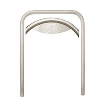 Arceau cycle inox en U avec picto vélo