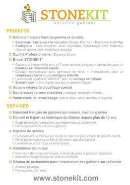 Gabions modulaires en panneaux treillis électro-soudés | Gabions modulaires