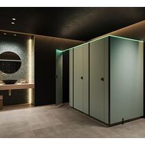 Cloisons sanitaires en stratifié compact 13mm