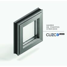 Menuiserie à frappe en profilés hybrides aluminium à noyau PVC unique | Cuzco Fusion