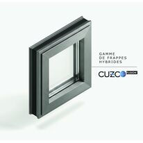 Menuiserie à frappe en profilés hybrides aluminium à noyau PVC unique | Cuzco Fusion