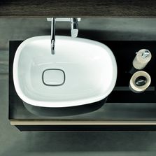 Vasque asymétrique à poser  | Citterio