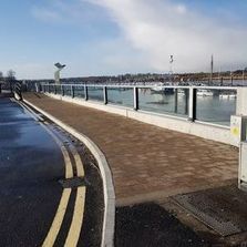 Garde-corps étanche en verre et en inox | VE