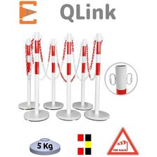 Kit de 6 poteaux de signalisation en tube métal diamètre 50 mm | PM566 - PCM566