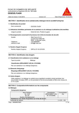 Ragréage thixotrope fin pour corriger les irrégularités de surface des supports | CEGESOL FLASH