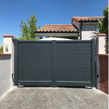 Portail Aluminium Battant - Portail double vantaux | Residentiel