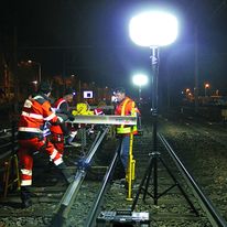 Ballon éclairants à lampes LED pour chantier jusqu'à 1 050 m² | Sirocco 2-S