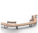 Solution modulaire pour banc public et aménagement urbain | Affinité