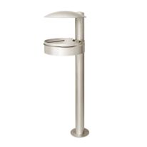 Corbeille porte sac poubelle inox