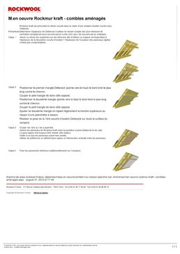 Panneau isolant triangulaire pour combles | Deltarock