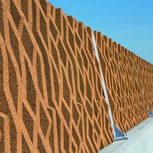 Ecran acoustique 3D en béton de bois pour voirie | Ecran Acoustique 3D