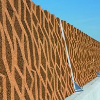 Ecran acoustique 3D en béton de bois pour voirie | Ecran Acoustique 3D