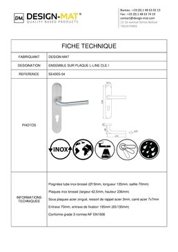 Poignée de porte intérieure | L-Line