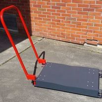 Chariot porte bobine en acier laqué charge maximale 600 Kg | ANOXA