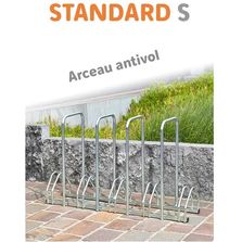Ranges Vélos 3 et 5 places avec Arceau Antivol | SVMARC3P / SVMARC5P