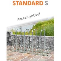 Ranges Vélos 3 et 5 places avec Arceau Antivol | SVMARC3P / SVMARC5P