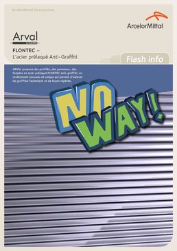 Revêtement organique anti graffiti sur panneau | Flontec