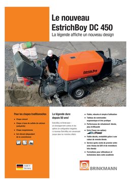 Transporteur-malaxeur de chapes traditionnelles | EstrichBoy DC 450 