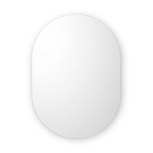  Miroir ovale allongé LED IP44 pour salle de bain, premium, avec ou sans cadre | VELO