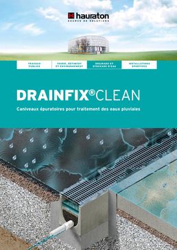 Caniveaux épuratoires à grilles en fonte boulonnées et charge jusqu'à 900 kN | DRAINFIX CLEAN