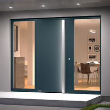 Portes d'entrée en aluminium aux performances exceptionnelles | ThermoCarbon