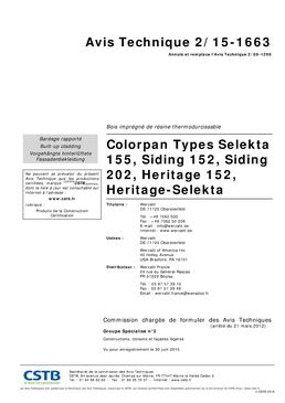 Profil de façade en bois certifié Pefc | Bardage Heritage-Selekta
