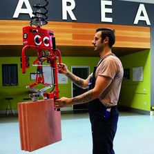 Manipulateur pneumatique à double câble pour levage de briques et parpaings | Posifil