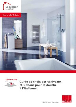 Siphons pour douche à l'italienne | ACO Showerdrain Design