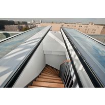 Accès toiture rectangulaire à ouvrants coulissants | LAMILUX Flat Roof Access Hatch Comfort Duo