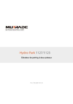 Plateforme de stationnement à deux colonnes | Hydro - Park 1123