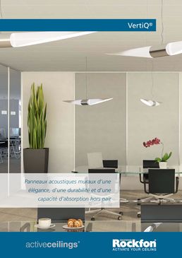 Rockfon® VertiQ® | Panneau mural à haute absorption acoustique
