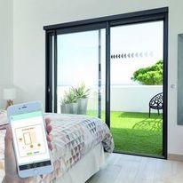 Baie coulissante automatisée et connectée | Wibaie