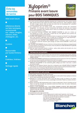 Sous-couche isolante sous lasure pour bois tanniques | Xyloprim bois tanniques