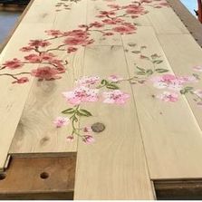 Parquet chêne personnalisé | Parquet chêne de l’Est avec impression numérique