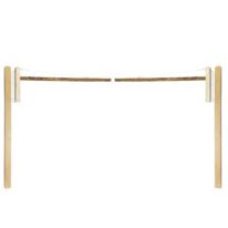 Portique parking bois pivotant limitation de hauteur grande portée