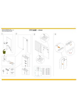 Châssis pour portes vitrée à galandage | ORCHIDEA Système pour portes en verre