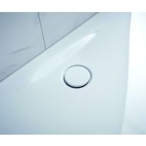 Couvercle de bonde teinté en acier vitrifié pour douche | Couvercle de bonde