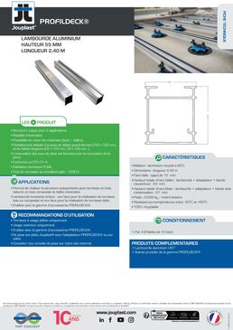 Lambourdes aluminium PROFILDECK®