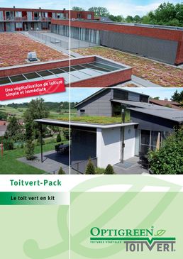 Système végétalisé en kit pour toiture | Toitvert-Pack