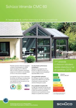 Véranda aluminium jusqu'à 60 m² | CMC 60