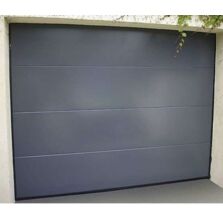Porte sectionnelle résidentielle | Porte de garage sur mesure en acier isolé