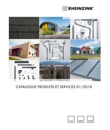 RHEINZINK-Catalogue produits et services 01/2018