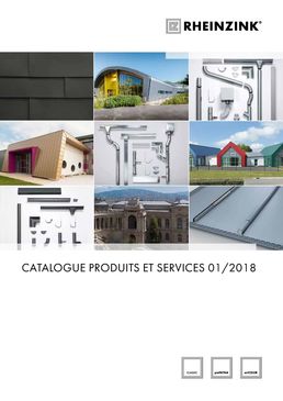 RHEINZINK-Catalogue produits et services 01/2018