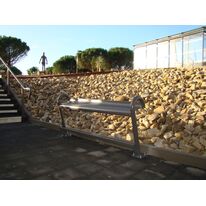 Mobilier urbain d'assise | Assise Minute SEMCO en acier thermolaqué