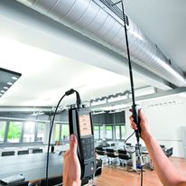 Anémomètre pour installations de traitement d'air | Testo 480