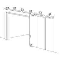Porte coulissante de grandes dimensions CF et PF deux heures | TY12-1C